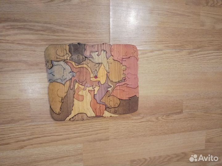 Пазл деревянный