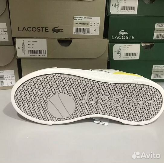 Кеды lacoste новые 37 р