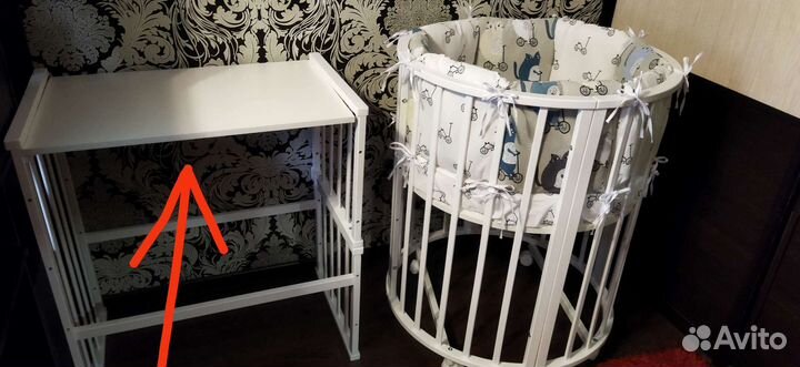 Матрас в детскую кроватку круглый