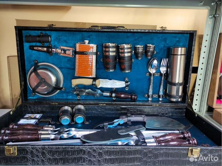 Шашлычный набор. Подарочный набор шампуров