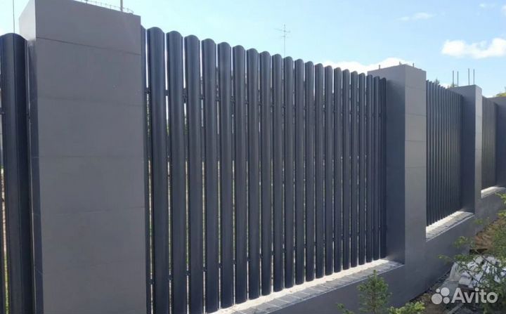 Забор из евроштакетника качественно качественно