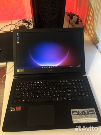 Мощный Acer 15,6 Ryzen 3/Radeon 535 2gb