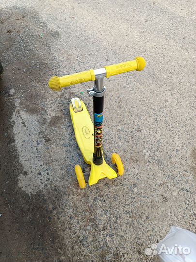 Самокат детский трехколесный бу