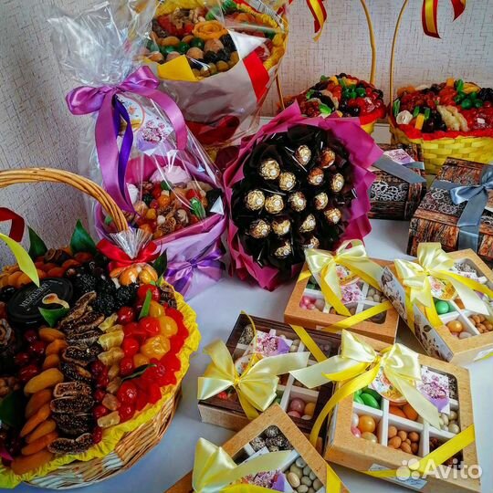 Вкусные съедобные букеты