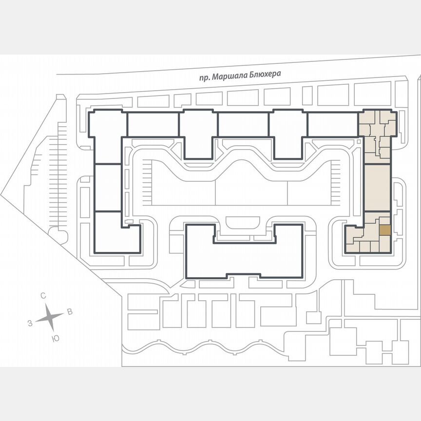 1-к. квартира, 36,9 м², 15/15 эт.