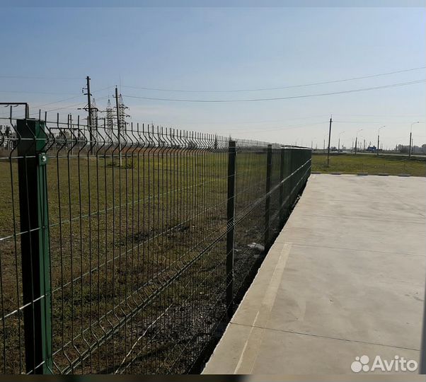 Забор сетка 3д