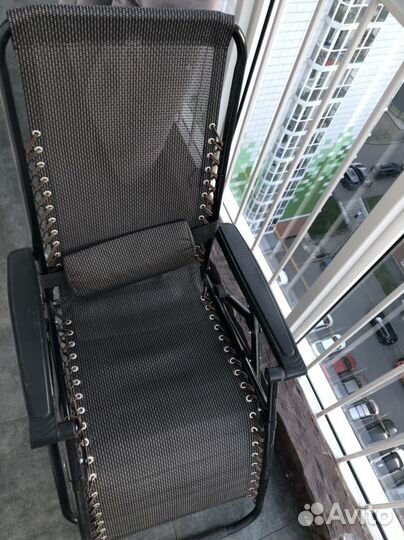 Кресло шезлонг складное