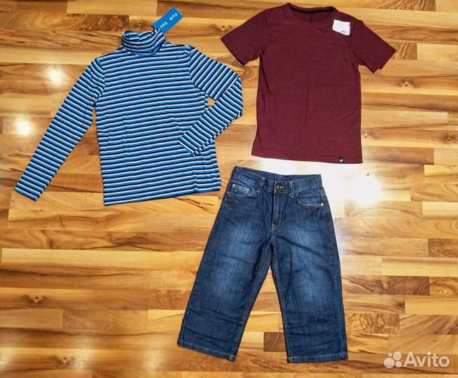 Пакет новых вещей на мальчика р140-146 см