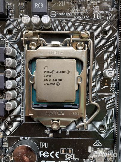 Плата asus H110M-K LGA1151 DDR 4