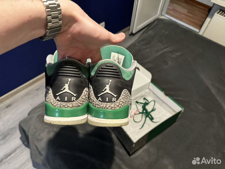 Nike air jordan 3 pine green оригинал