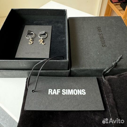 Серьги Raf Simons earrings оригинал