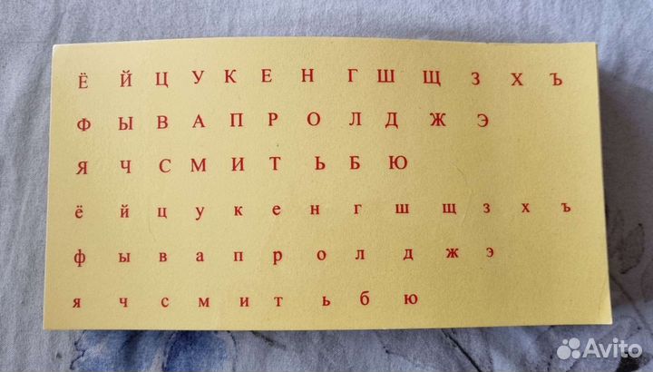 Наклейки для клавиатуры