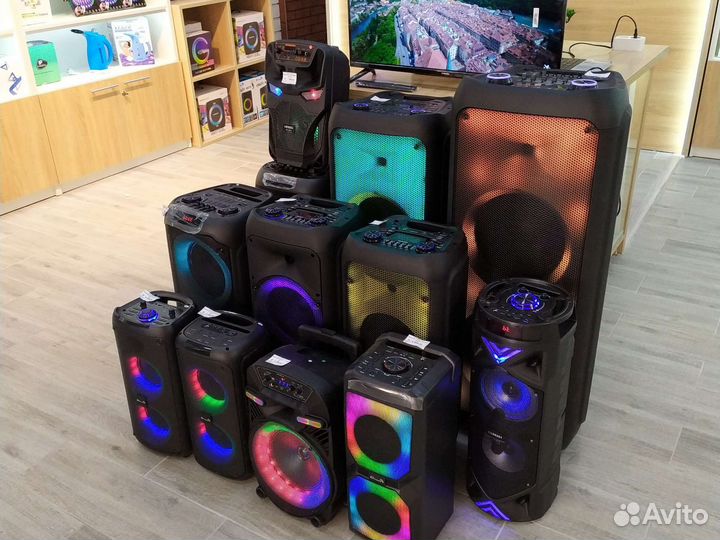 Блютуз колонки с микрофоном (новые,гарантия)