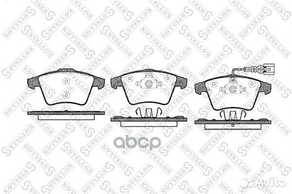 1056 001-SX 1045 01 колодки дисковые п VW T5