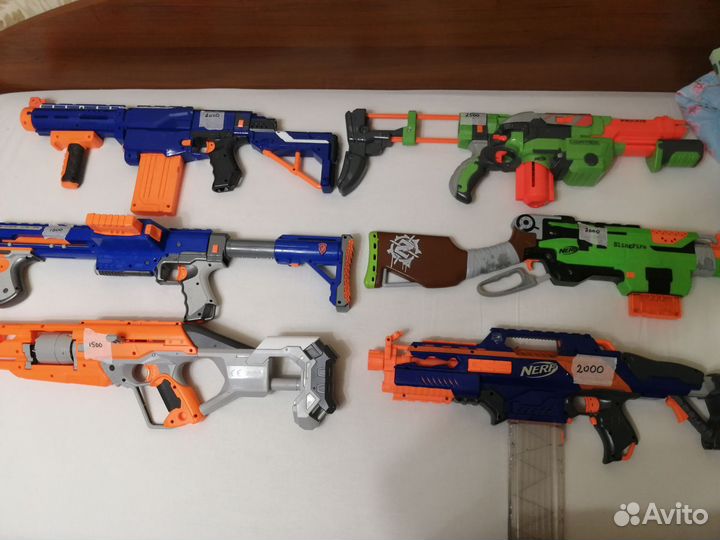 Коллекция игрушек Nerf