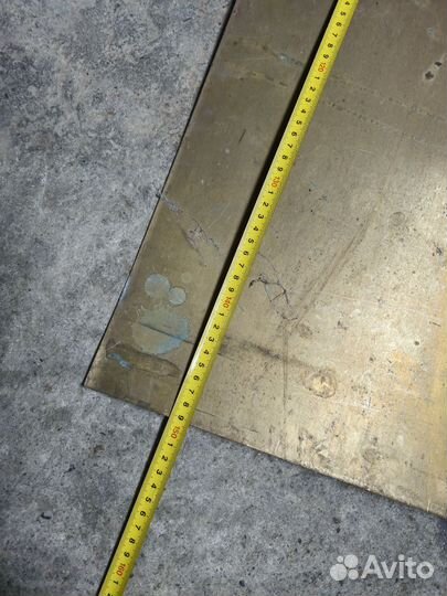 Латунный лист оцинкованный 1мм х 1,5м х 0,6м