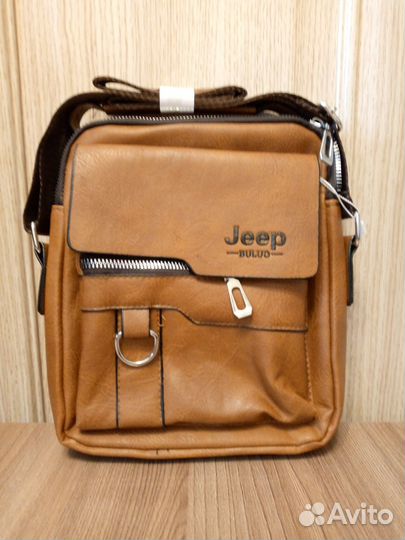 Мужская кожаная сумка через плечо