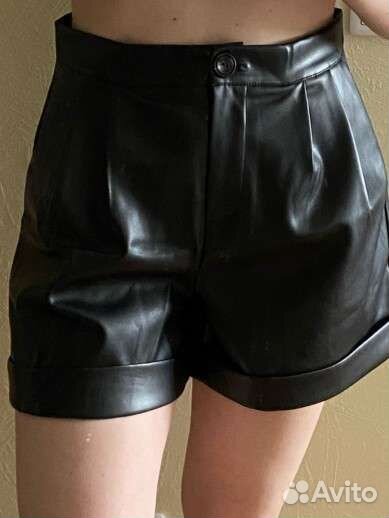 Шорты из эко кожи 46 размер