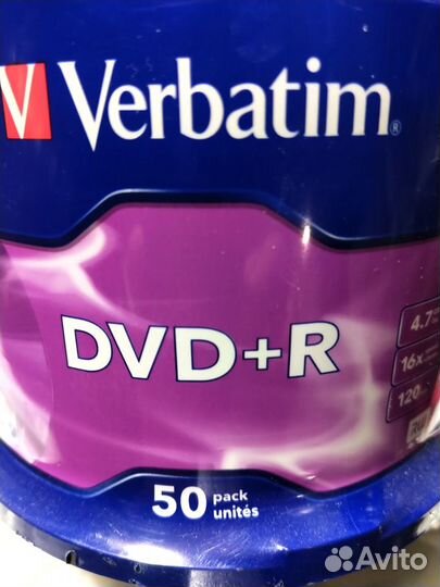 DVD+R диски Verbatim 4.7 gb