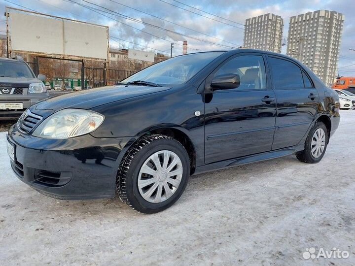 Накладки на пороги пластиковые на Toyota Corolla