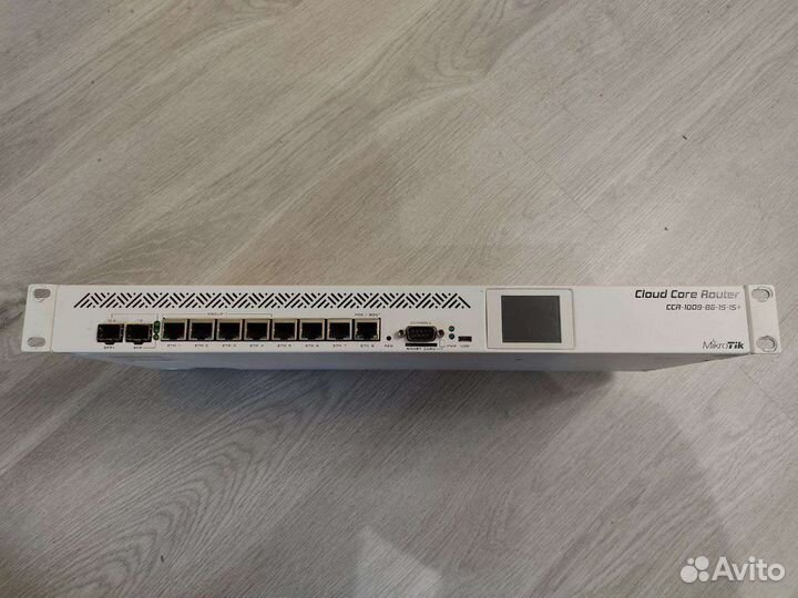 Маршрутизатор Mikrotik CCR1009-8G-1S-1S+