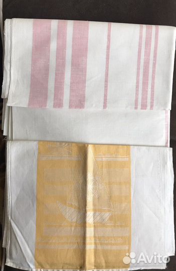 Панталоны женские новые. Простынь льняная