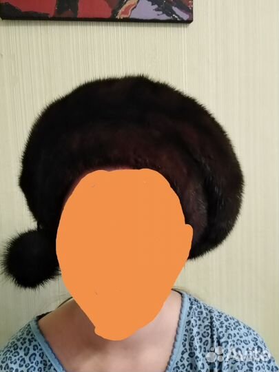 Берет женский норковый