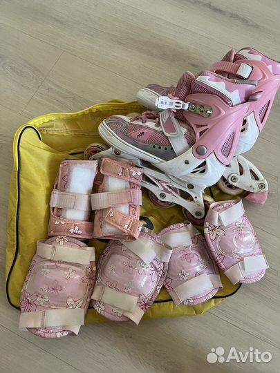 Роликовые коньки раздвижные 34-37