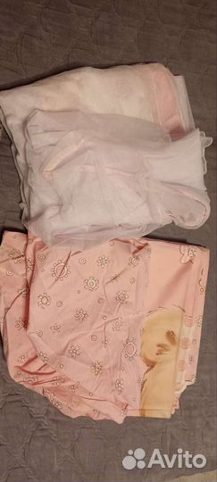 Бортики и балдахин в кроватку