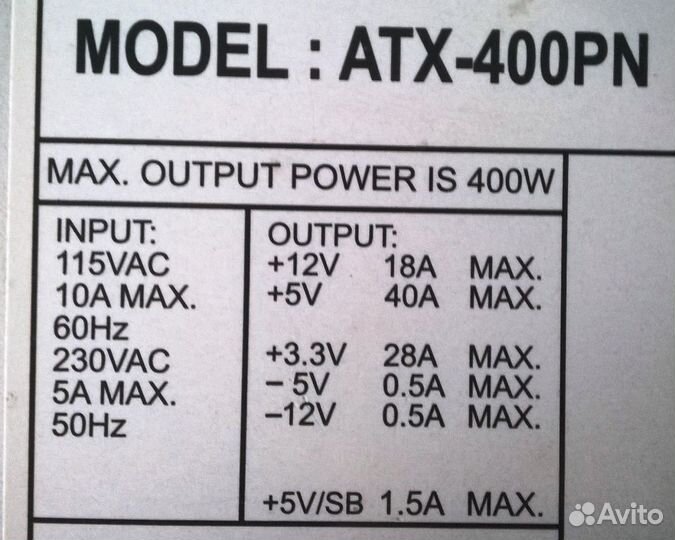 Блоки питания