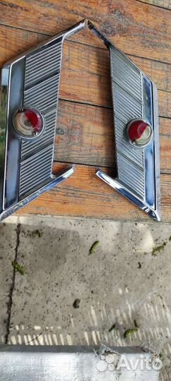 Хромовые накладки на стойку газ 24