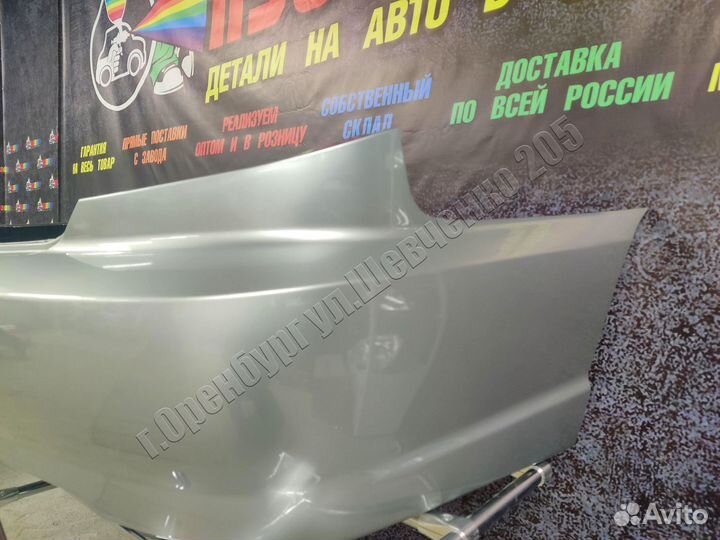 Бампер задний спектра KIA spectra цвет серебро