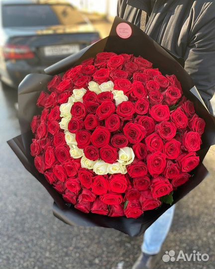 101 роза, 25 51 101 роза с доставкой