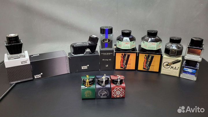 Чернила для перьевой ручки Montblanc Pilot Pelikan