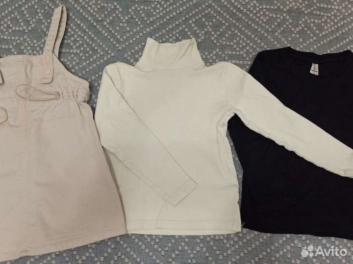 Вещи пакетом для девочки 104-110