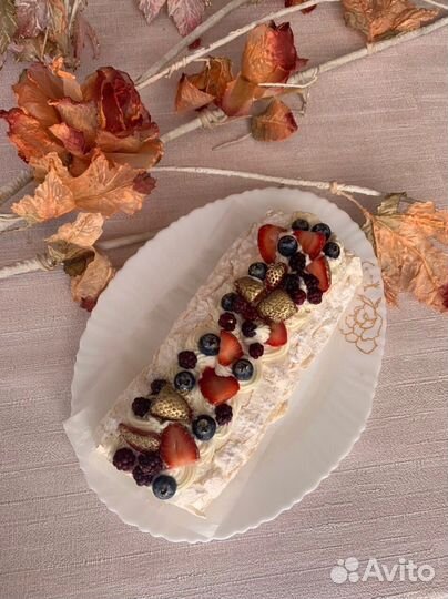 Меренговый рулет