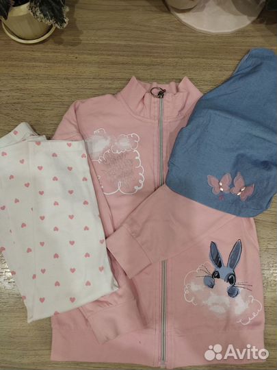 Вещи пакетом для девочки 116-122 (в детский сад)