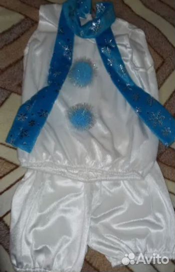 Новогодний костюм снеговика