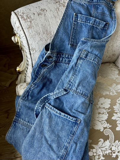 Джинсовый комбинезон zara
