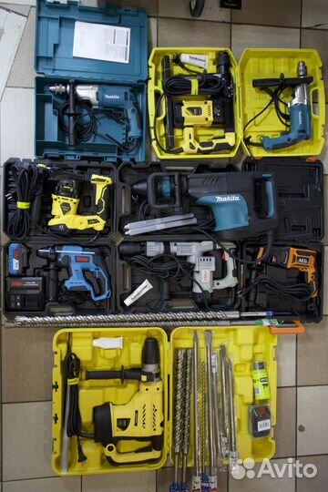 Аренда перфоратора дрели шуруповерта