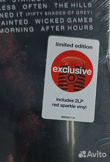 The Weeknd - The Highlights красный с блестками