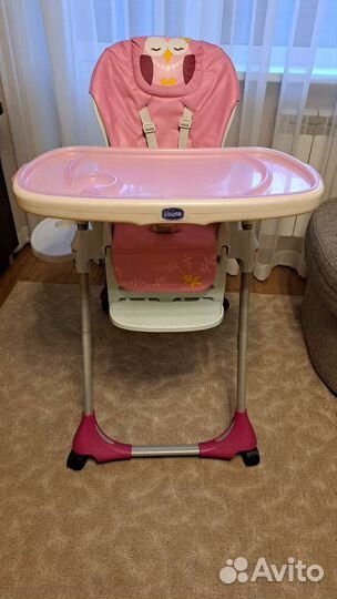 Стульчик для кормления chicco polly