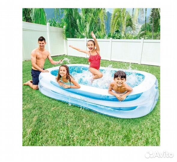 Надувной бассейн Семейный 262 х 175 х 56 см 56483