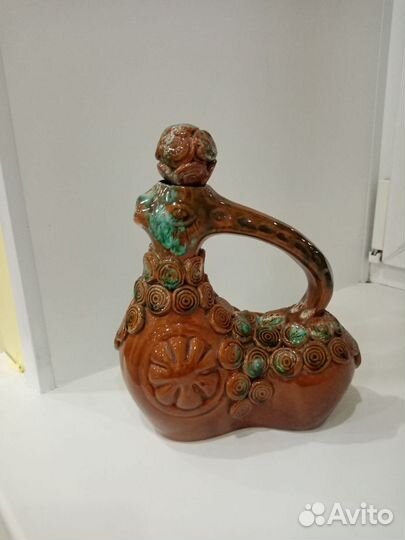 Графин, керамика, СССР, этикетка