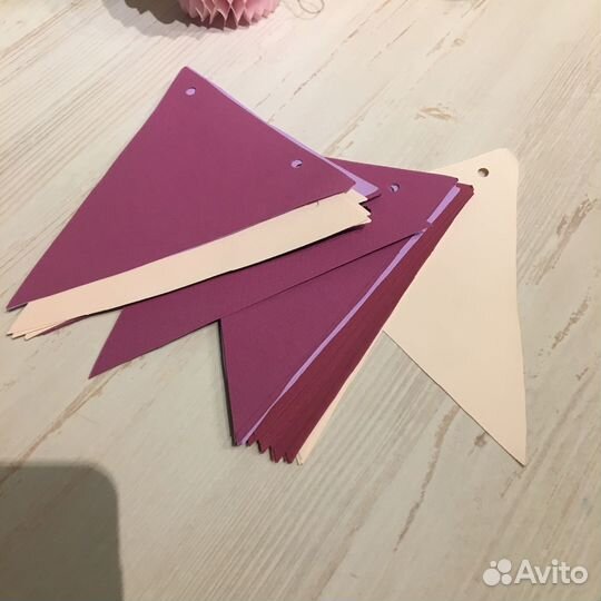 Бумажный декор для вечеринки