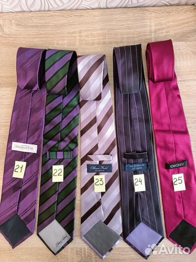 Брендовые галстуки шелк