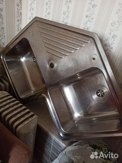 Мойка двойная из нержавейки