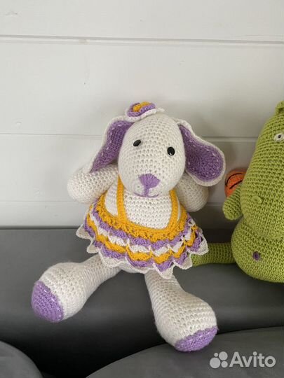 Дракон. Большие вязаные крючком игрушки