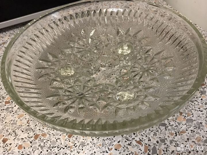 Ваза фруктовница на ножках СССР