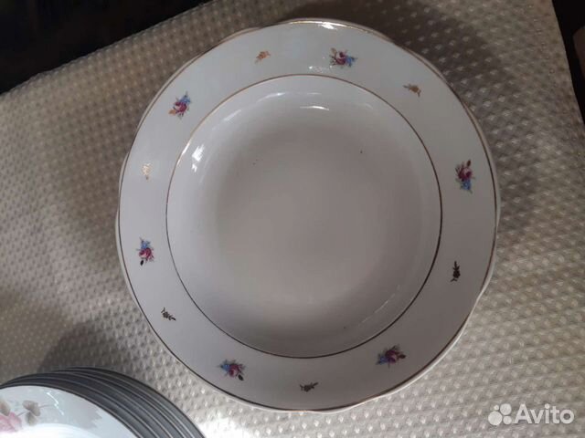 Тарелка Дулево 23см 3шт